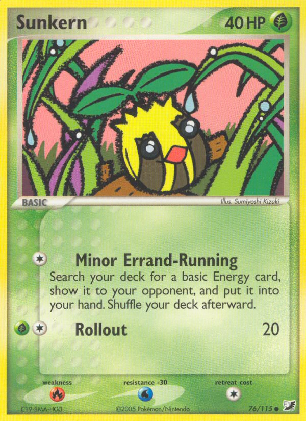 EX Unseen Forces Sunkern #76/115